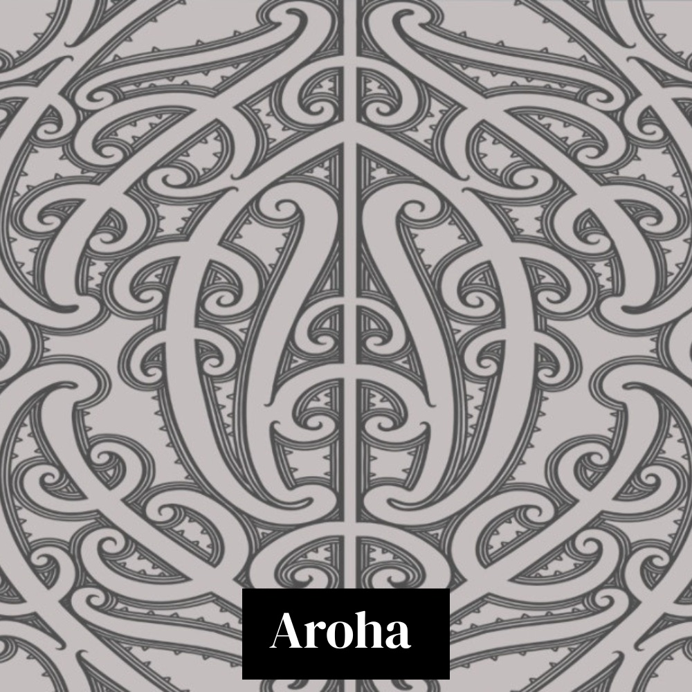 Māori Design Sheers - Cream